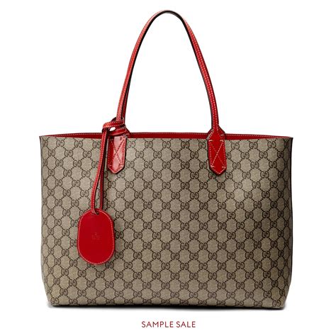 gucci tote leather bag